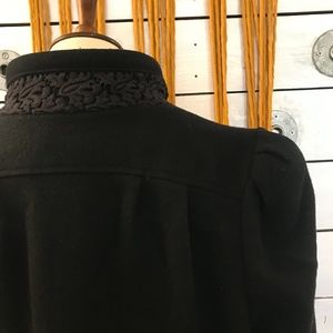 80's Multi-Color Wool Duffle Coat by Karizma East